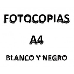 Fotocopias A4 B/N
