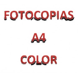 Fotocopias A4 Color